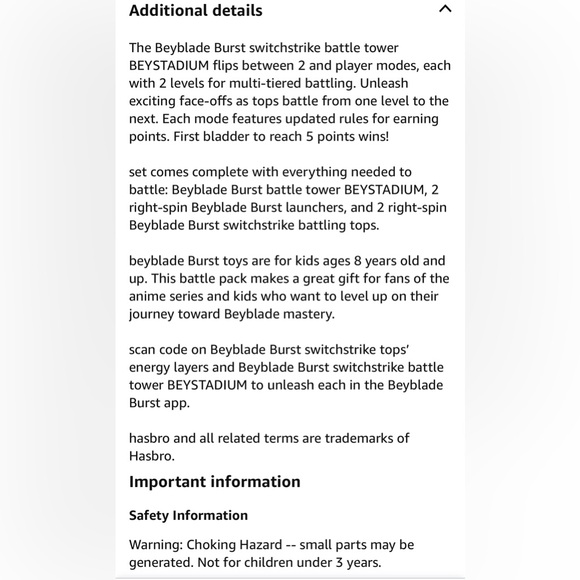 BEYBLADE BURST EVOLUTION SWITCHSTRIKE BATTLE TOWER - Picture 7 of 11